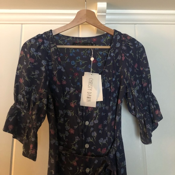 ▪️sold▪️nwt christy dawn dress lennon berry blue - Picture 5 of 7